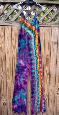 Purple Rainbow Halter Jumpsuit Large