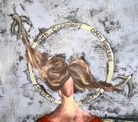Image 4 of Little Saint Francesca with Bunny & Blue Birds- Shanny Brooke