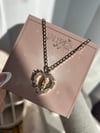 Angelic Virgin Mary Heart Necklace