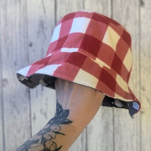 Image of Reversible Bucket Hat- Popcorn 