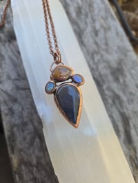 Image 2 of ***DISCOUNTED** Electroformed Jelly opal necklace 01