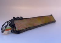 Image 1 of 🔮 Marblescope- 6" Honey+ Handmade Stained Glass Kaleidoscope 🌈