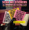 QR CODE SCAN ME STICKERS