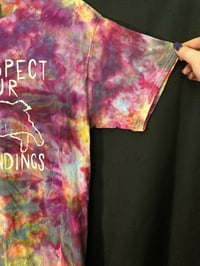 Image 3 of LARGE Disrespect Your Surroundings Tie Dye Shirt 6