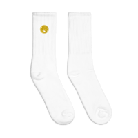 Image 1 of NWP Embroidered Crew Socks
