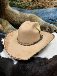 Image 1 of Suede Cowboy Hat Caramel