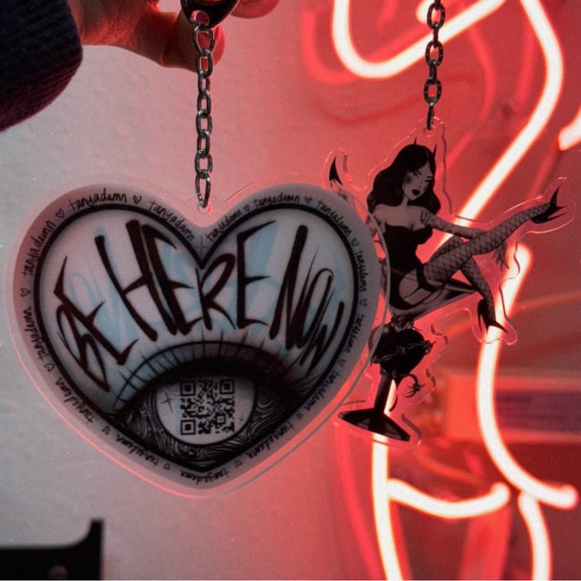 Be Here Now Keychain