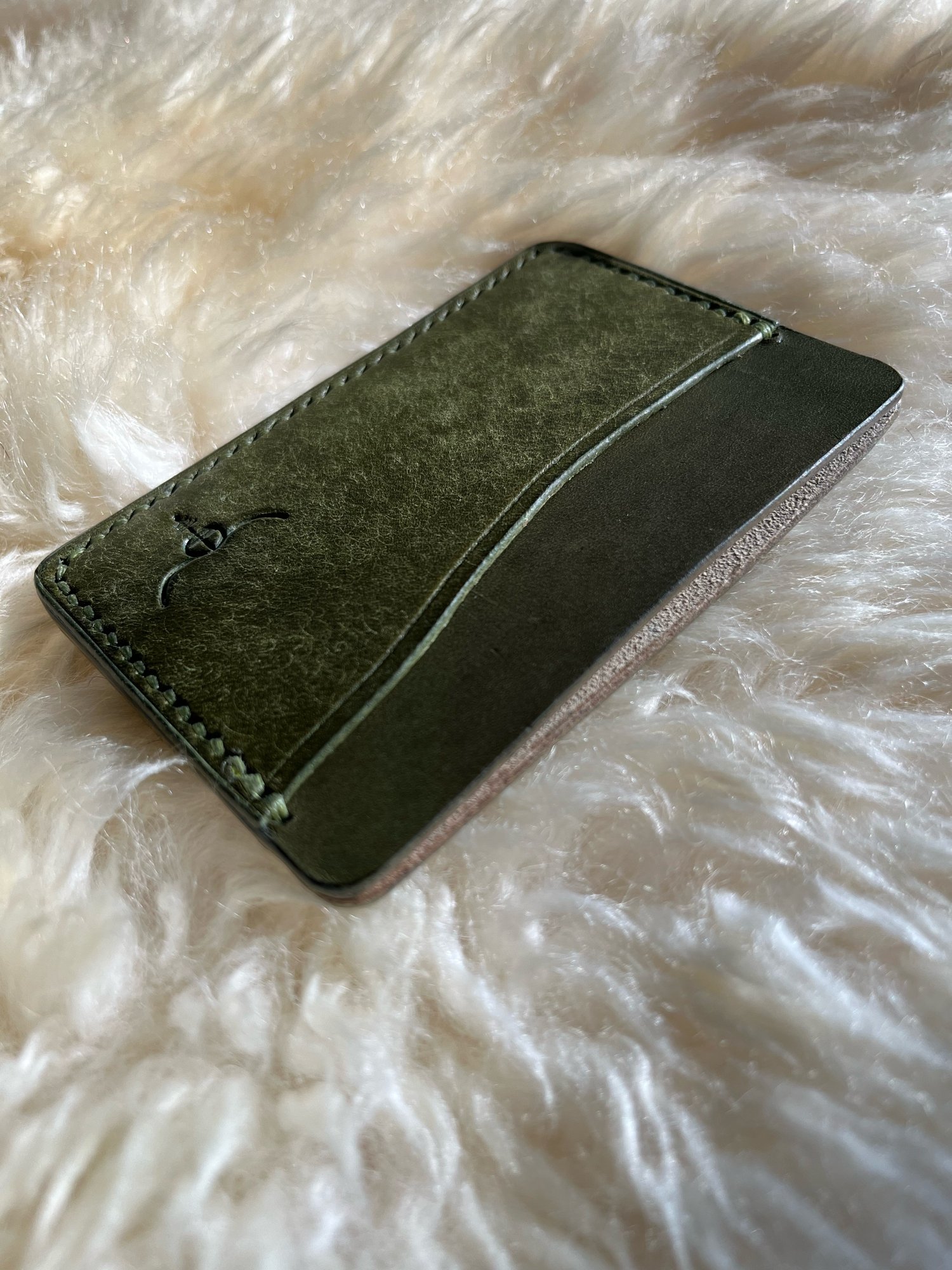 Image of Olive Pueblo Horizontal Cardholder 