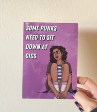 Image 1 of Some Punks a6 postcard 