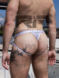 Image 2 of THE RECKLESS RANGER THONGSTRAP (white)