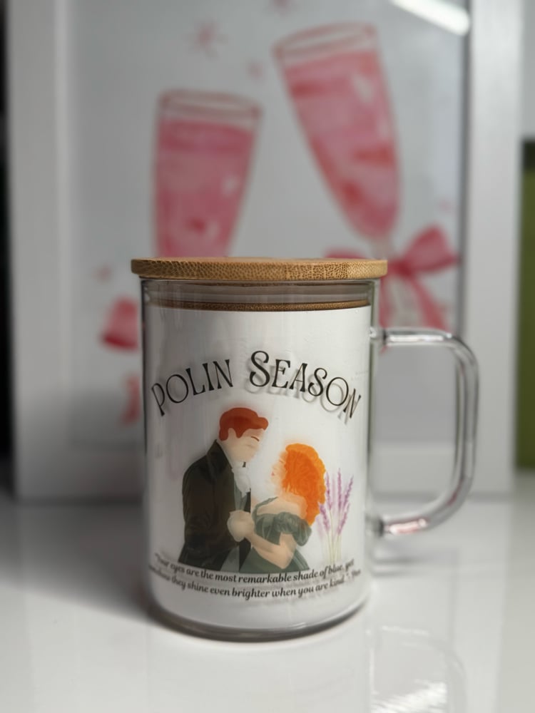 Image of 16oz Clear Mug - Bridgerton Polin 