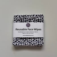 Image 1 of Dalmatian Reusable Makeup Remover Pads (Pack of 4) – Eco Friendly Washable Face Wipes