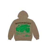 Image 1 of Travis Scott Cactus Jack Motor Sport Hoodie Dark Sand