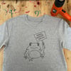 HEATHER GREY TOADS AGAINST TORIES T-SHIRT 