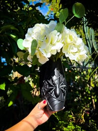 Image 4 of Morticia Spiderweb Flower Vase 