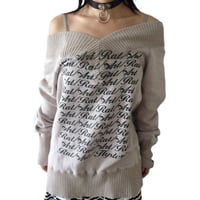 Image 2 of Hysteric Glamour art/rat sweater