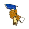 Bad To The Bone Pin - Royal
