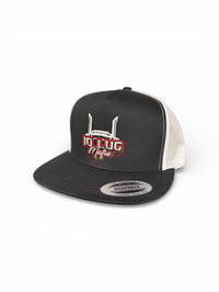 Image 3 of 10LUGMMAFIA trucker hat red center logo 