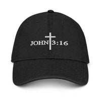 Image 2 of John 3:16 Denim Hat