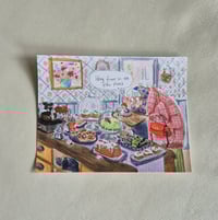 Original drawing - fika celebration