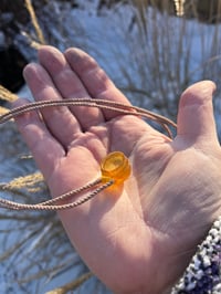 Image 1 of Hove Amber cup pendant 