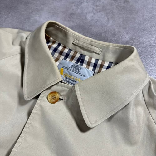 Image of Aquascutum Trench Coat, Size Large