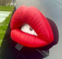 Image 4 of Colin Christian Sculpture “Atomic” Lipsex, Matte Red with Jewel