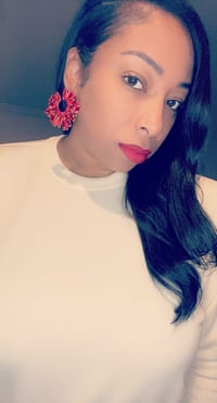 Image 3 of Fire and desire Sunburst earrings 