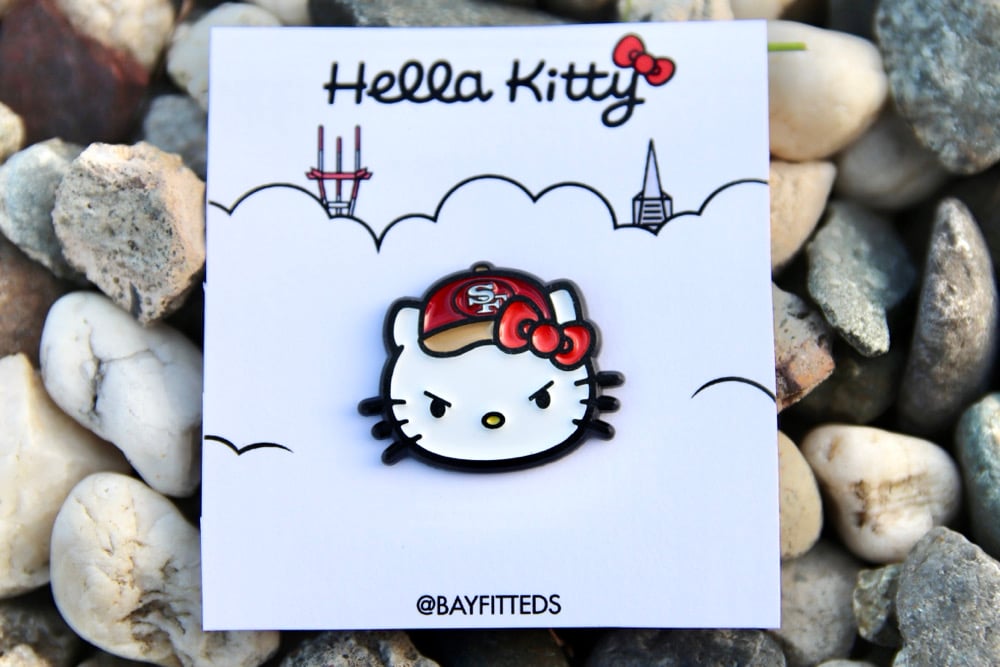 Image of Hello Kitty San Francisco 49ers Pin