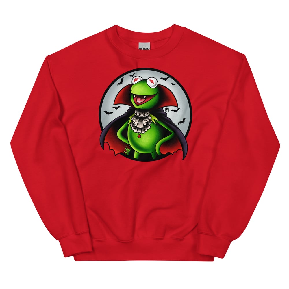 Image of Vampire Frog crew neck sweatshirt
