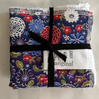 Blue Flowers Japanese Posh Flannel
