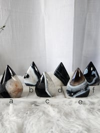 Image 3 of Black Sardonyx Agate Teardrop Crystal - 6 Styles