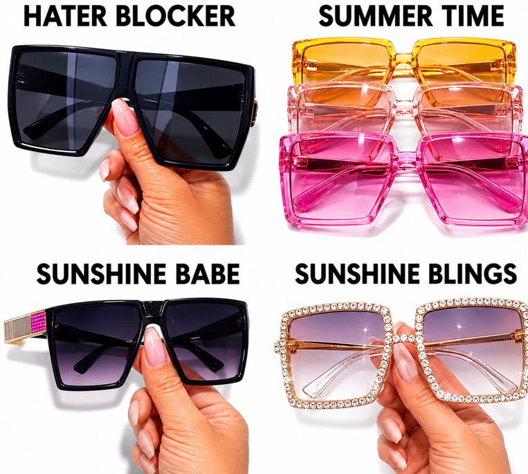 Image of Designer-Inspired Sunglasses