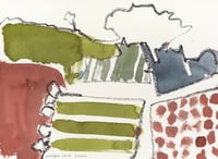 Image 1 of Godolphin unframed original watercolour with oilbar 