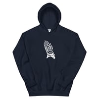 Image 2 of "Cult Rap Classic" Hoodie (White Graphic)