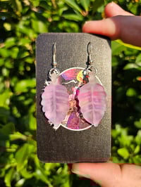 Image 1 of Violet Earing Set