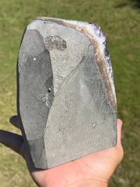 Image 10 of Amethyst Base Cut Polished Edge #1221