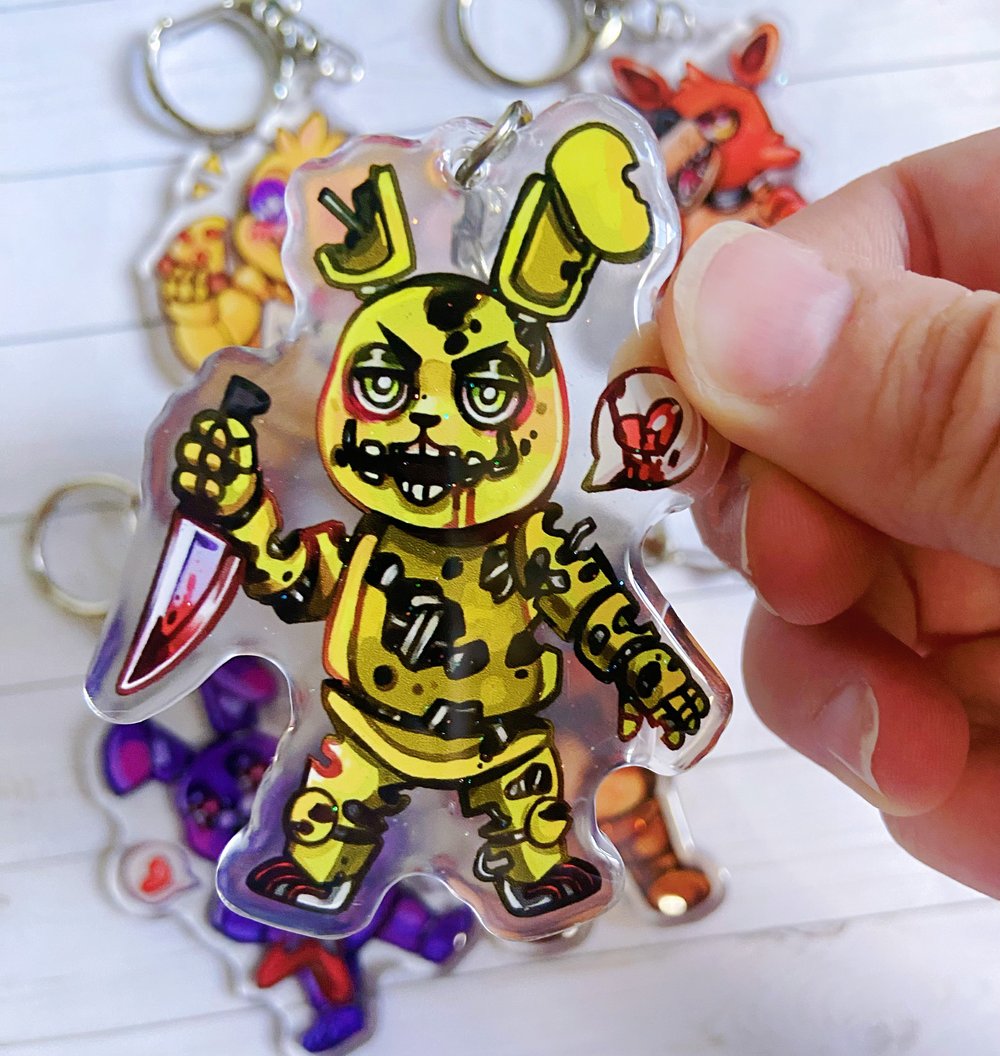Animatronic Birthday Party | Acrylic Charms