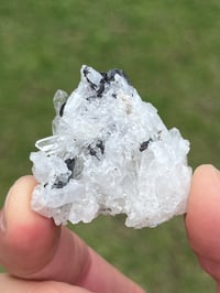 Image 7 of Hübnerite & Fine Quartz Points Specimen | Peru #3060