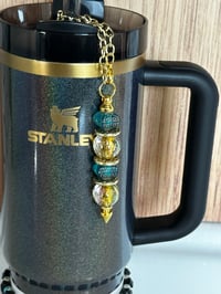 Image 3 of Western Turquoise Tumbler Straw Bauble