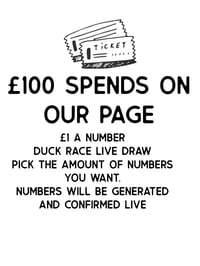 £100 spends raffle! 