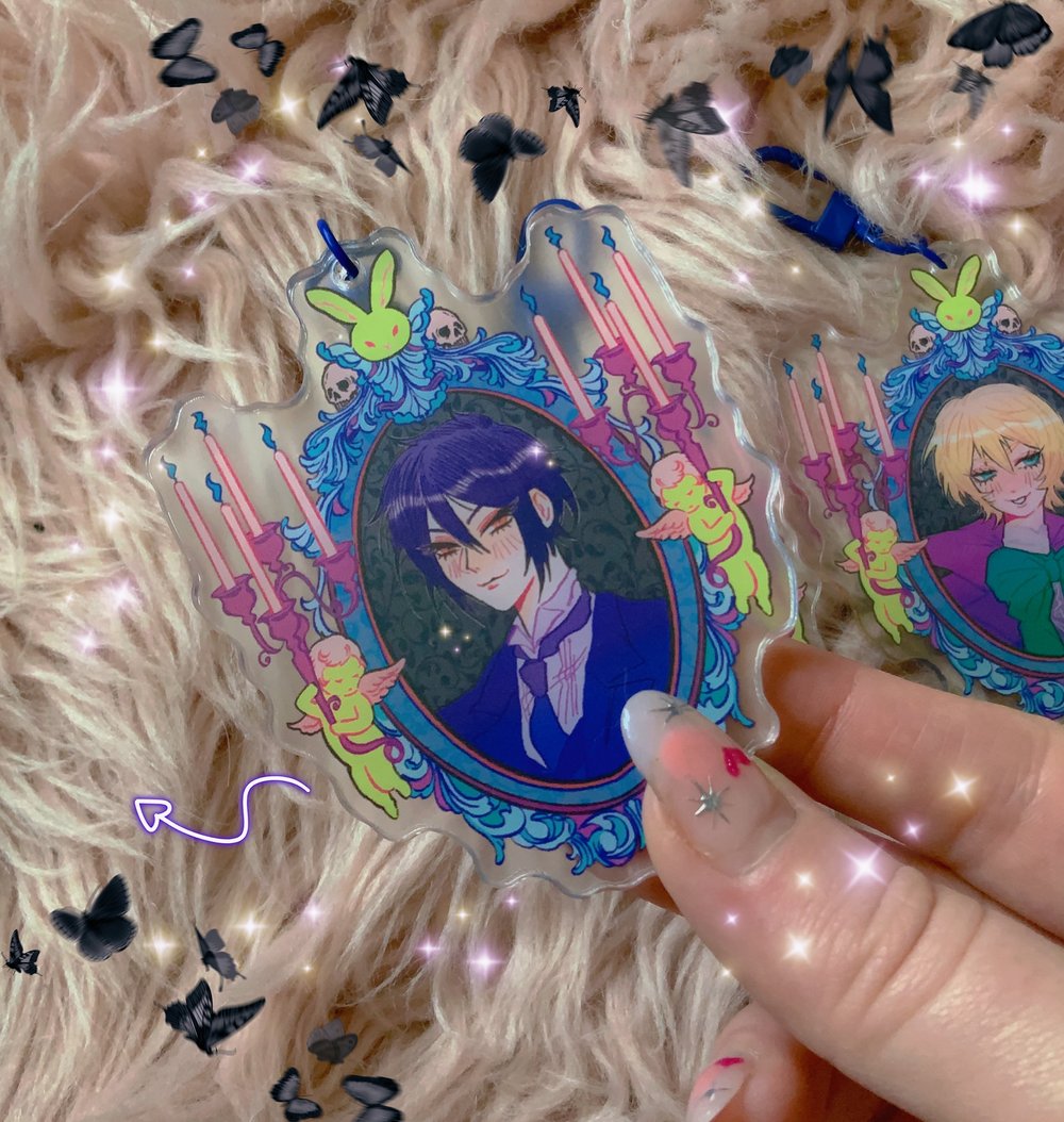 Image of Black Butler Kuroshitsuiji Acrylic Charms