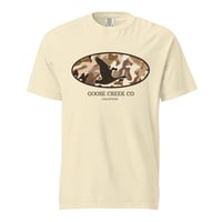 Image 3 of Goose Creek Co Brown Camo Unisex garment-dyed heavyweight t-shirt