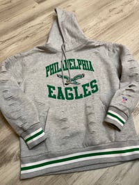 Xlarge Eagle hunter destroyed hoodie