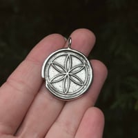 Image 2 of Large Daisy Wheel pendant