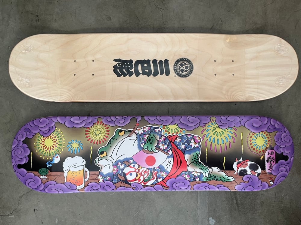 MAKOTO HORIMATSU FROG 1 SKATEBOARD | THREETIDESTATTOO