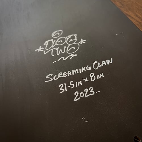 Image of SCREAMING CLAW SKATEBOARD