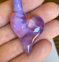 Image 2 of Dreamy Purple Heart Pendant