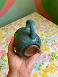 Image 3 of teal teacup