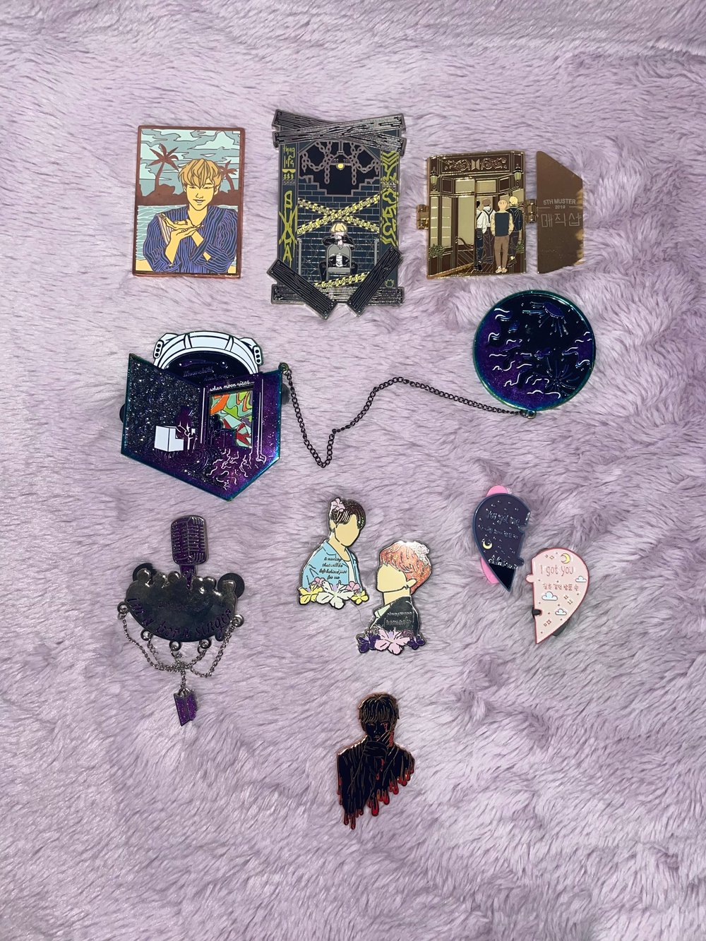 Image of Various pins